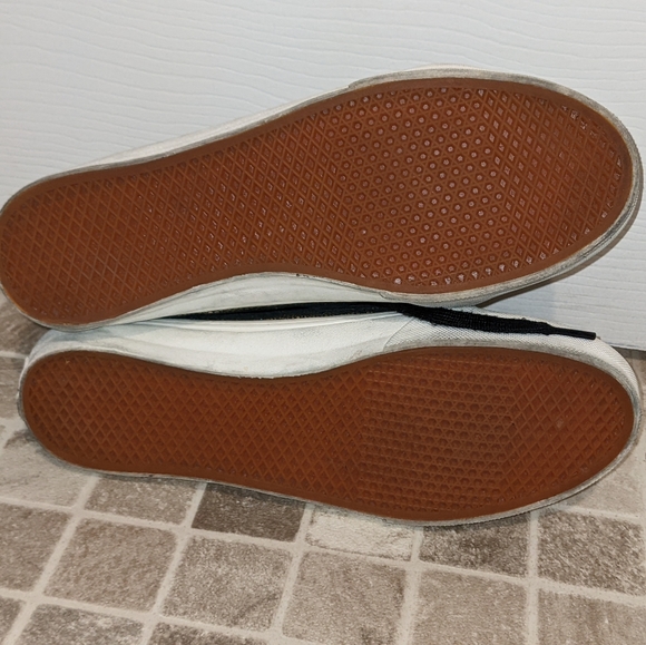 Metallic Silver Sk8 Hi Old-school Vans - Picture 2 of 8